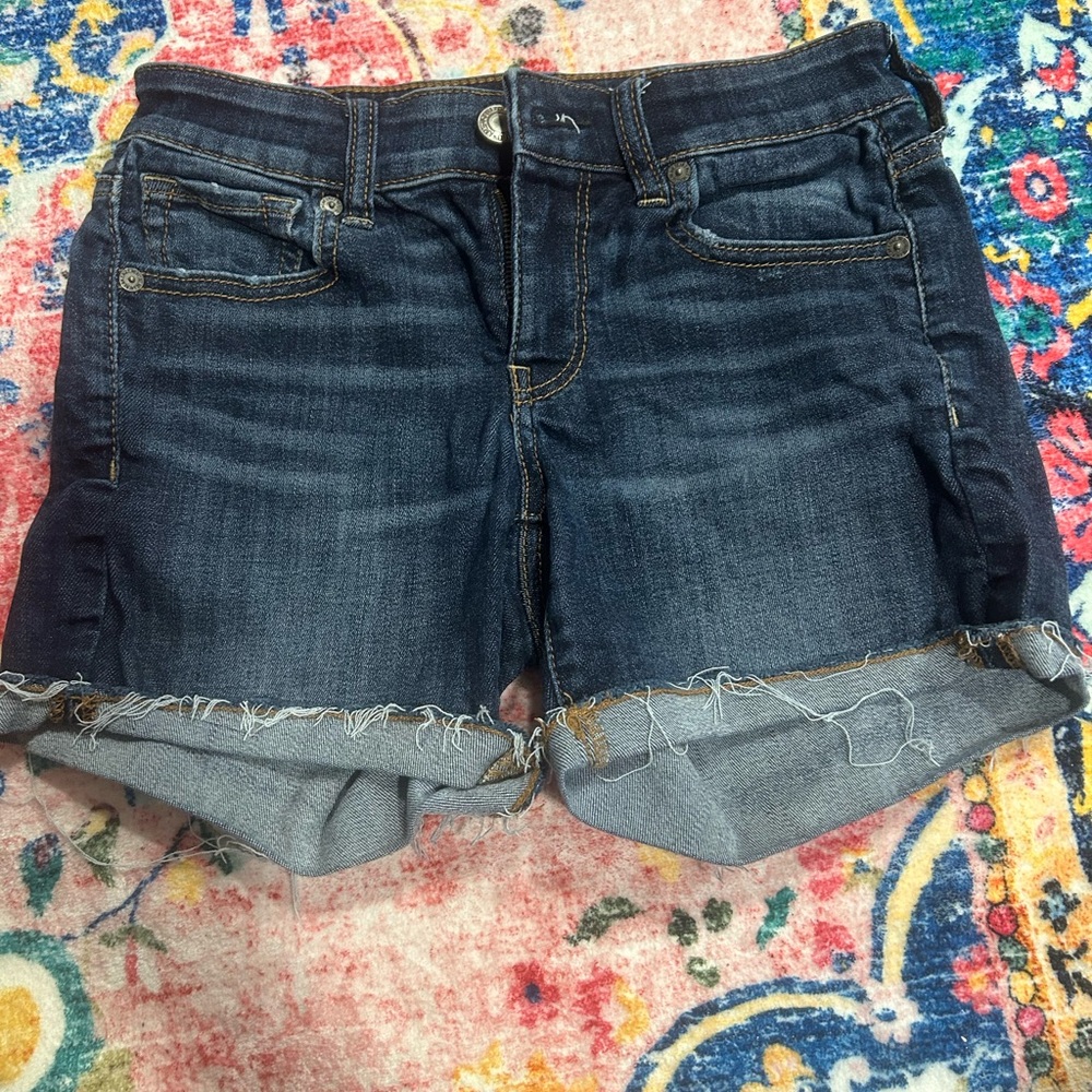 American Eagle Dark Blue Jean Shorts